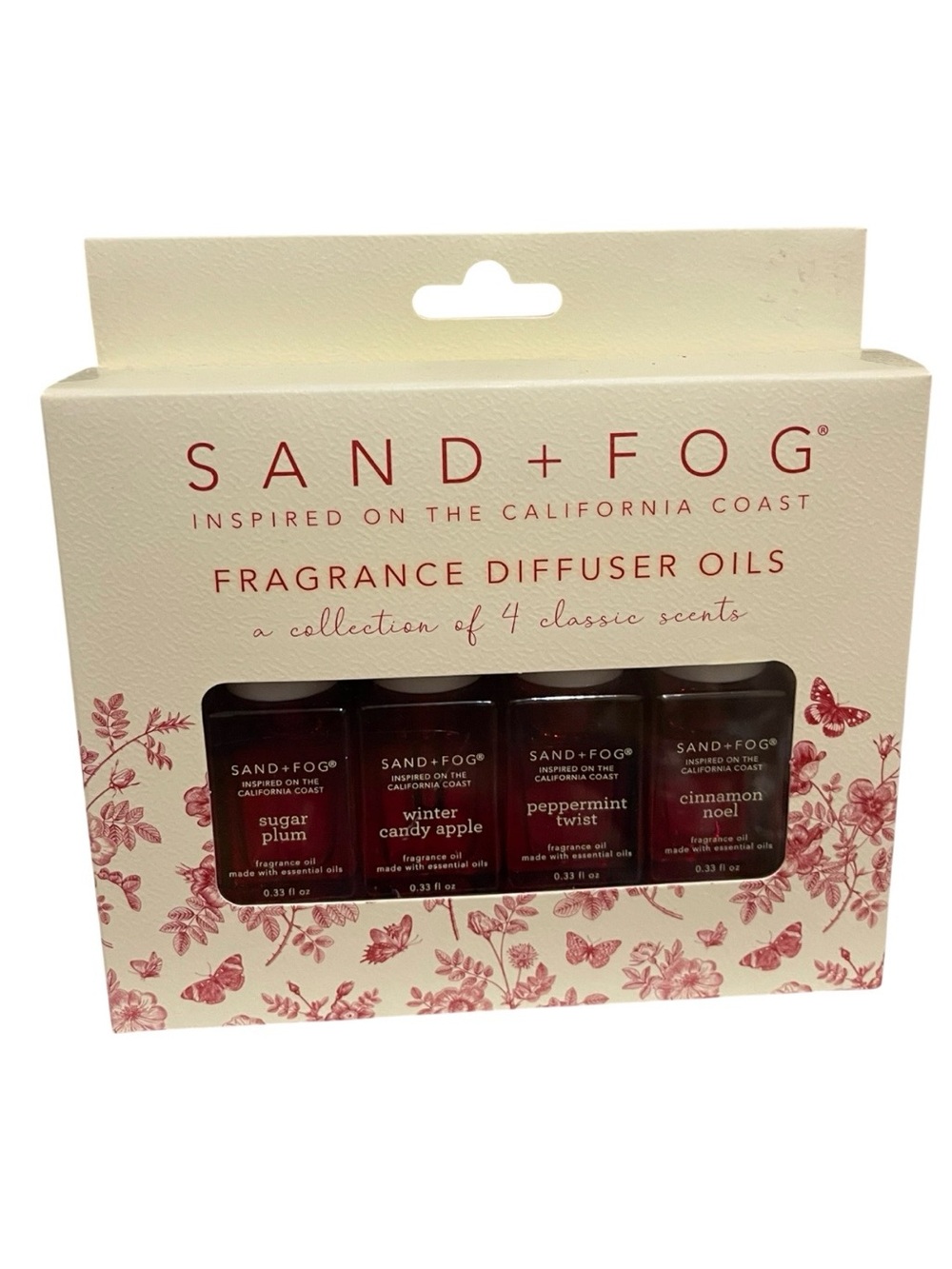 Sand + Fog Classic Holiday Diffuser Oils 4 0.33 oz each - NWT **